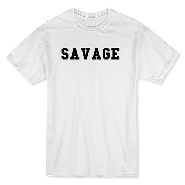 Savage Regarde le T-shirt Blanc pour Hommes