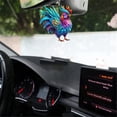 thumbnail image 5 of Christmas Tree Pendant Big Rooster Shape Hanging Backpack Car Pendant Home Decoration Car Ornaments/ Big Rooster Acrylic Pendant, 5 of 8