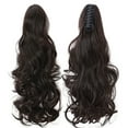 thumbnail image 4 of Sego Long Thick Claw Ponytail Hair Extension Synthetic Curly Real Hair Piece Big Wave Clip in Hair Extensions For Women, 4 of 10