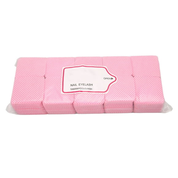 Toallitas para Uñas Nikou 1000 Piezas Almohadillas Suaves Color Rosa