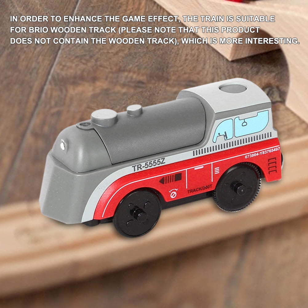 battery powered train for wooden track