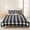 Black White, variant on 3 Pieces Twin Quilt Set,Happy Easter Day Colorful Buffalo Lattice Soft Bedding Sets with 1 Quilt & 2 Pillow Shams,Spring Plaid Summer Bedspread Lightweight Coverlet Comforter for All Season