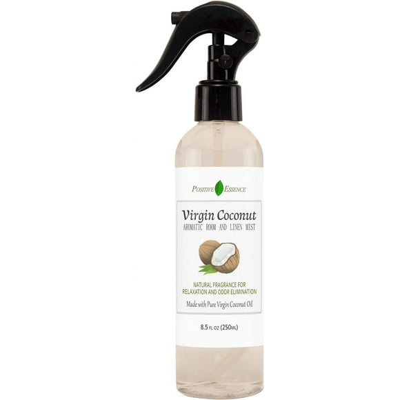 shiyou-Virgin Coconut Linen and Room Spray, Natural Aromatic Mist Made with Pure Virgin Coconut Oil, Relax Your Body & Mind, Perfect as a Bathroom Air Freshener Odor Eliminator