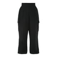 thumbnail image 5 of Time and Tru Women's and Women's Plus Cotton Double Cloth Cargo Pants, Sizes XS-4X, 5 of 5