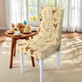thumbnail image 5 of TSOVTHRID Rooster Chicken Duck Floral Print 5 Pcs Table Cloth with Chair Covers Set Easy-Clean Elastic Rectangle Tablecloth with Seat Slipcover Set for Home Restaurant Hotel Decor, 5 of 7