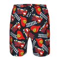 thumbnail image 3 of Fotbe Fire Rescue With Red Helmet And Truck Trajes de Baño Estampados para Hombre, Shorts de Verano de Secado Rápido, Ropa de Playa, Bañadores-XX-Large, 3 of 6