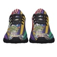 thumbnail image 5 of Louisiana American flag Shoes Sneakers Black Size 10, 5 of 7