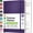 Purple, variant on Purpose Planner Notebook B5 7.5"x9.8" Undated 2026 Daily Weekly and Monthly Productivity Goal Setting Tool for Work Planner for Self Care Journal (Purple Softcover)