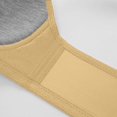 thumbnail image 5 of VISALY Front Snap Everyday Bras for Seniors Women Full Coverage Wirefree Push Up Bras Plus Size Front Closure Bralettes Soft Cup T-Shirt Bra Comfy No Underwire Bras with Support and Lift Beige L, 5 of 6