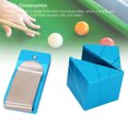 thumbnail image 3 of Pool Cue Chalk Holder, Portable Pool Cue Chalk Box Practical Aluminum Alloy  for Storage Black,Blue, 3 of 7