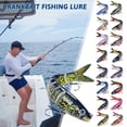 thumbnail image 4 of QHUDLV &Fishing Lures 8-Segments Fish Bass Minnow Swimbait Hook Baits Crank Tackle, 4 of 9