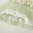 thumbnail image 4 of KPOPLK Baby Girls Spaghetti Strap Dress Toddler Summer Dresses Kids Beach Casual Sundresses with Pockets for 6M-4 Years(18-24 Months,Green), 4 of 4