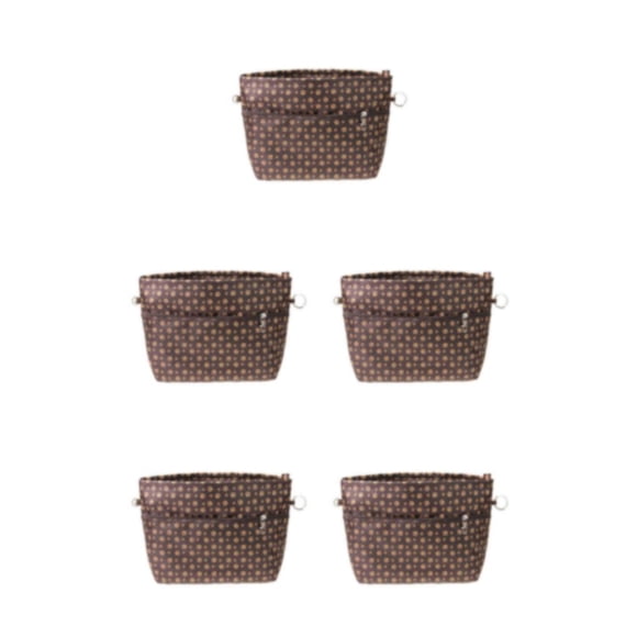 Injueey Organizador de almacenamiento elegante y práctico de tela, bolsa de nailon resistente al agua, Simple, resistente al agua, huella del Type2 NO2