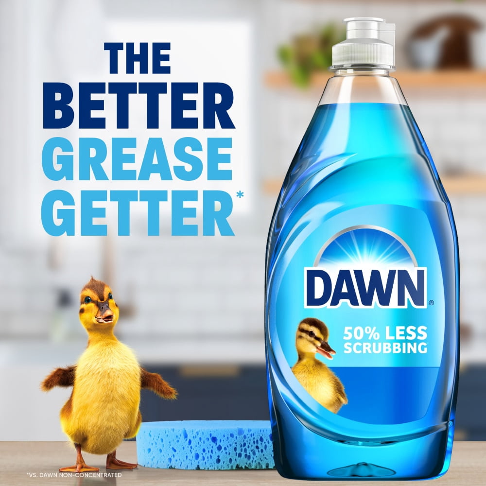 Dawn Ultra Dish Soap Liquid, Dishwashing Liquid, Grease Removal, Original, 30.8oz - 30.8 fl oz - Pack of 2