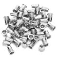 thumbnail image 1 of Blind Riveting Nuts Set Blind Riveting Nuts Riveting Nuts M6 Rivet Nuts Hardware Accessories 50Pcs Blind Riveting Nuts Set Stainless Steel Ribbed Nut M6 Hardware Accessories, 1 of 8