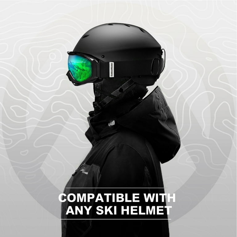 OutdoorMaster Ski Goggles OTG - over Glasses Ski/Snowboard Goggles for Men,  Women & Youth - 100% UV Protection