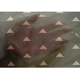 thumbnail image 4 of oneOone Cotton Silk Light Gray Fabric Triangle Geometric Sewing Craft Projects Fabric Prints By Yard 42 Inch Wide, 4 of 4
