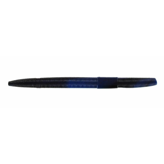 Big Bite Baits Trick Stick Soft Plastic Stickbait (Black Blue Swirl, 5 inch)