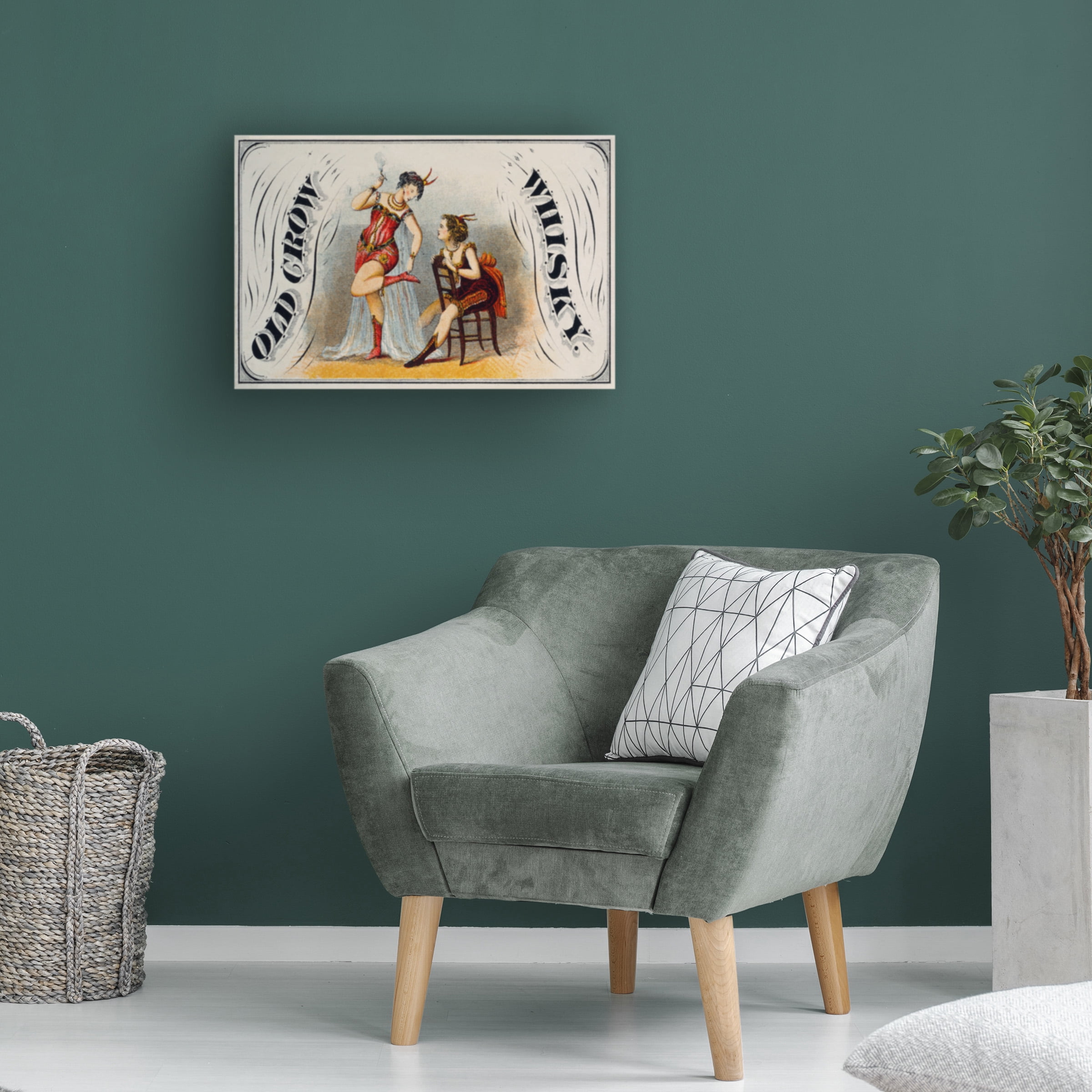 Print Collection 'Old Crow Whiskey' Canvas Art