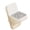 Gray, variant on Shower Step Stool Bathroom Space Saving