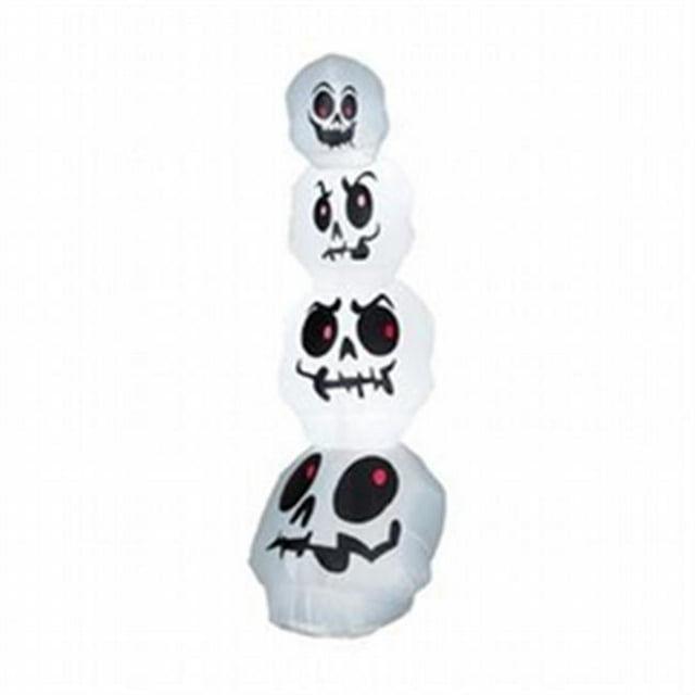Gemmy Airblown Inflatables 63376X Skulls Stack