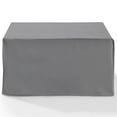thumbnail image 3 of Afuera Living Square Vinyl Polyester Fabric Patio Coffee Table Cover in Gray, 3 of 6