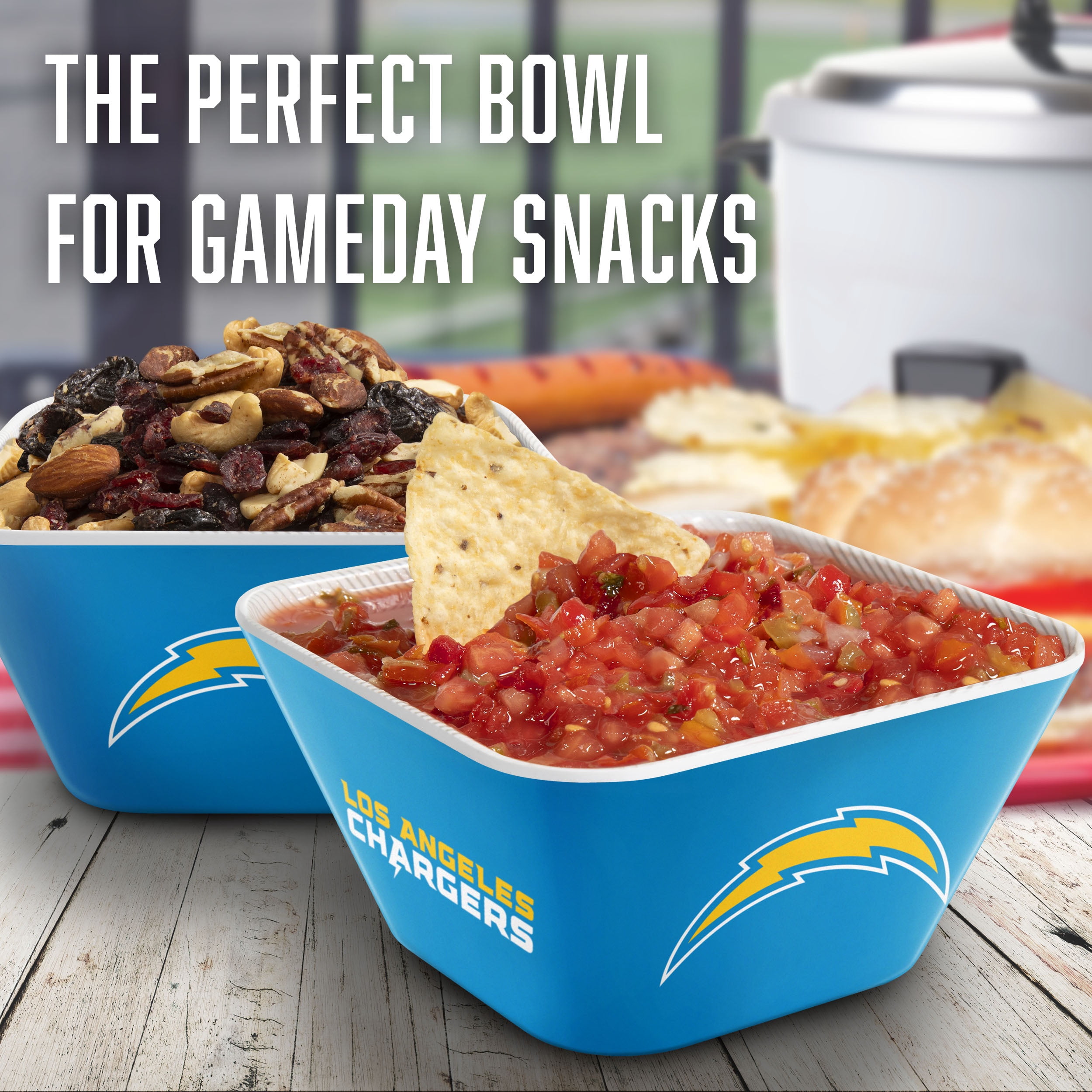 YouTheFan NFL Los Angeles Chargers Small Snack Bowl