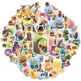 thumbnail image 2 of 35pcs-50pcs Cute Animal Stickers Nature Bottle Stickers Fantasy Drink Stickers Children Stickers for Notebooks Suitcase Luggage, 2 of 9