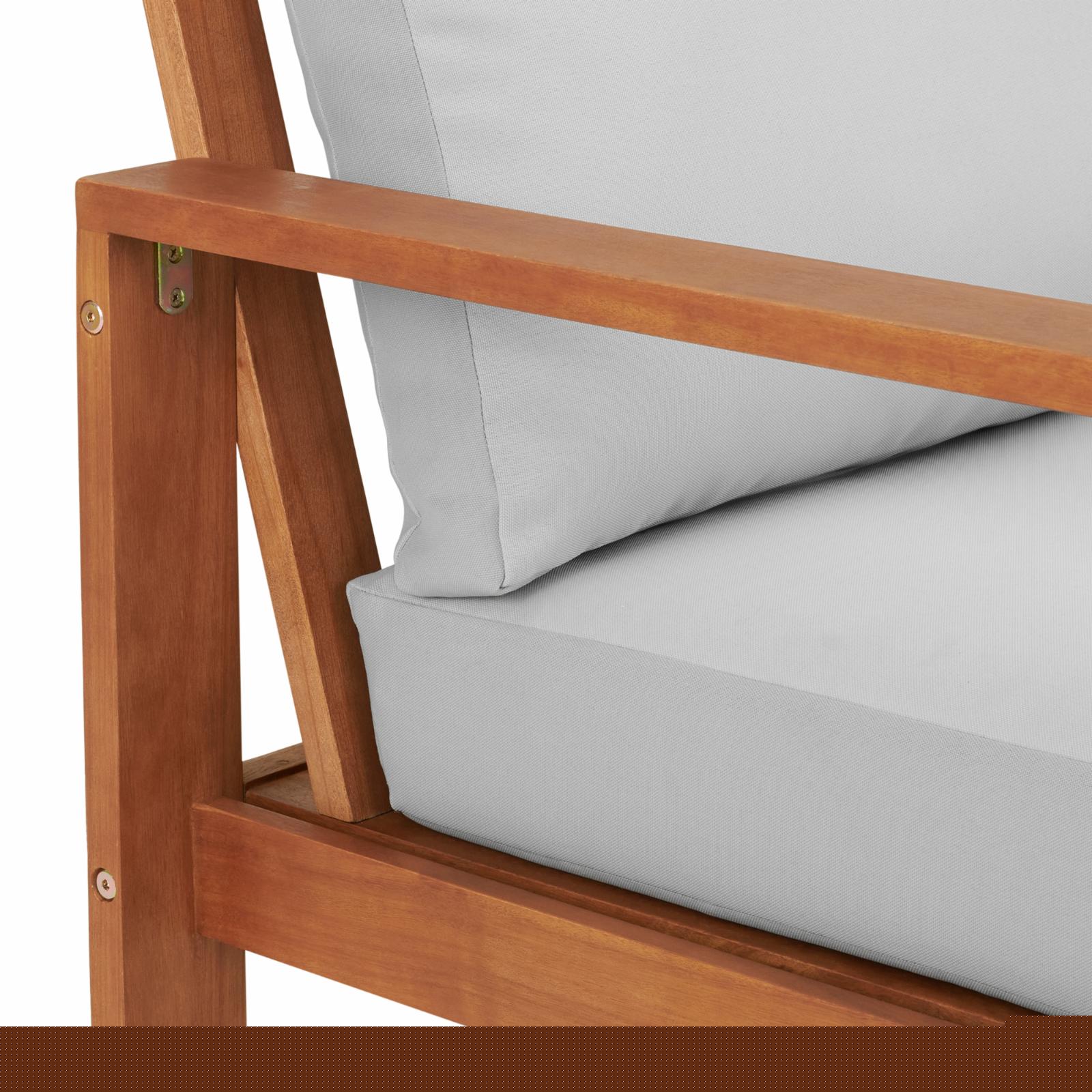 thumbnail image 4 of Alaterre Furniture Grafton Eucalyptus Wood Outdoor Chair, Natural, 4 of 8