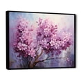 thumbnail image 2 of Designart "Lilac'S Whispers III" Lilacs Floater Framed Canvas Wall Art, 2 of 5