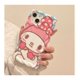 thumbnail image 1 of Sanrio-funda de Hello Kitty Kuromi My Melody para teléfono móvil, carcasa con bonito dibujo de Apple 14promax, iphone 14 13 12 Pro 11 Fivean unisex, 1 of 2