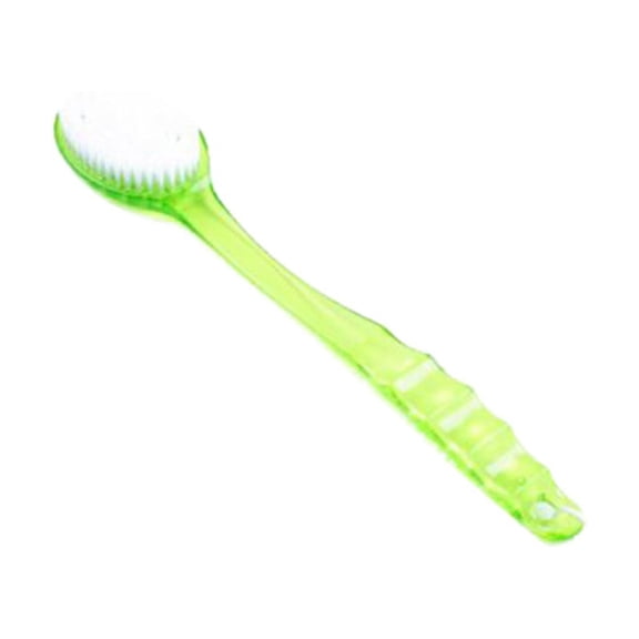 DJJGXAN Shower Brush with Back Rubbing, Bath Body Brush, Long Handle Back Shower Brush Scrubber, Bath Brush with Long Handle Exfoliating Back, Body, and Feet Scrubber Soft Nylon Bristles