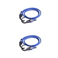 thumbnail image 3 of Riwesomey Cuerdas elásticas ajustables para equipaje, correas para equipaje, cinturones, tendederos con ganchos para coche azul 2piezas Riwesomey CBP036114, 3 of 5