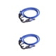 thumbnail image 2 of Sidaley Cuerdas elásticas ajustables, correas para equipaje, cuerdas, cinturones, tendederos con ganchos para coche, azul 2piezas, 2 of 6
