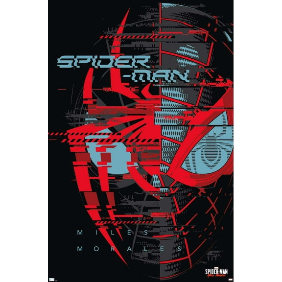 Marvel's Spider-Man: Miles Morales - Glitch Wall Poster, 22.375" x 34"