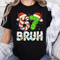 thumbnail image 1 of Playera de Navidad 100% Algodón con Diseño de Bastón de Caramelo y Menta para Mujer - Regalo Divertido, 1 of 7