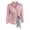 Pink, variant on Women's Wrap Button Down Shirts Collared Long Sleeve Side Twist Tie Top Solid Color Slim Fit Casual Dressy Blouses (White,L)