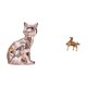 thumbnail image 1 of Elegante escultura felina equina. Figura artística de animal. Adorno único para el hogar, ideal para chimenea, escritorio, oficina, dormitorio, estant, 1 of 8