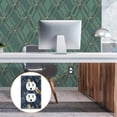 thumbnail image 6 of Yayeee Blank Wall Plate Cover 1-Gang 4.5"x2.7" Home Unused Decorative Outlet, Blue Cartoon Owl Pattern, 6 of 7