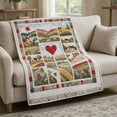 thumbnail image 1 of CaiYueKe Small Size Flannel Blanket, 39x27.6 Inch Soft Warm Nap Blanket, Print Flannel Throw for Sofa Bed Camping, Lightweight Cozy Blanket, Gift for Holiday Thanksgiving Christmas, 1 of 7