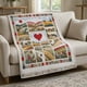 thumbnail image 1 of Camping Blanket Gifts,Soft Camping Throw,Cute Plush Flannel Camping Quilts Decorations for Bedroom Sofa Bed Outdoor Travel 39.3x27.6in, 1 of 6