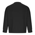 thumbnail image 6 of Dagegui Sweatsuits for Men 2 Piece Long Set Crewneck Pullover Sweatshirts with Sweatpants Sets Big and Tall Solid Color Casual Outfits Clearance Sale Black 2XL, 6 of 9