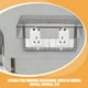 thumbnail image 2 of 4 piezas de cubierta impermeable para toma de corriente, cubierta para interruptor de pared, protector de enchufe, suministro, 2 of 7