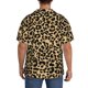 thumbnail image 3 of Balery Leopard Print Camisa Casual de Manga Corta con Botones para Hombre, Texturizada, Estilo Cubano, para Playa, Verano-Medium, 3 of 5