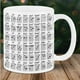 thumbnail image 1 of Taza de cerámica con diseño de guitarra, ideal como regalo para hombres, mujeres y niños, de 11 a 15 años, que cambia de color, color blanco., 1 of 9