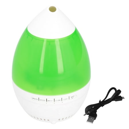 

Air Humidifier Switch Lights Arbitrarily Wireless Connection USB Charging Cool Mist Humidifier for Home Office DeskGreen