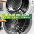 thumbnail image 3 of Equator 110V 1.6 cf Washer w/ Pet Cycle & 110V 3.5cf Compact Short Dryer, 3 of 13