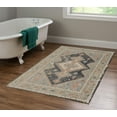 thumbnail image 4 of Great Zero Harlon Ivory & Blue 3' x 5' Accent Rug, 4 of 6