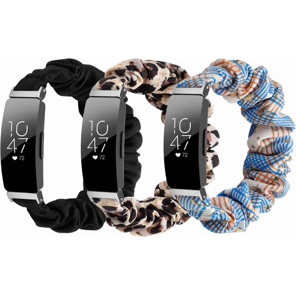 XiHAMA Compatible with Fitbit Inspire 2, Inspire HR Bands Women Men, Feminine Elastic Stretch Fabric Replacement Watch Band Straps Bracelet Wristband Fit for Fitbit Inspire, inspire 2, Inspire HR