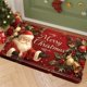 thumbnail image 4 of Alfombra Navideña de Entrada con Papá Noel | Fibra de Poliéster Roja, 80 X 50 X 1 Cm | Alfombra Absorbente Decorativa para Las Fiestas, 4 of 6